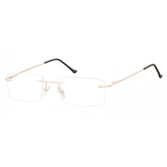 Bezramkowe Okulary Oprawki korekcyjne Sunoptic 986D zlote